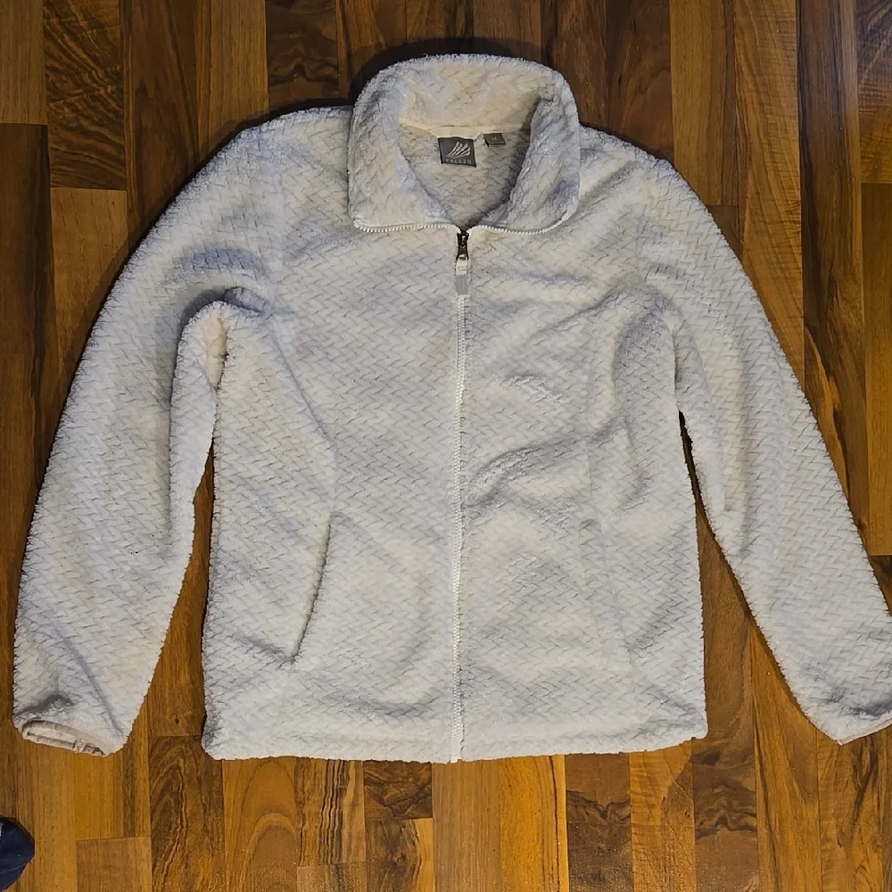 Cozy Cream Zip-Up Jacket